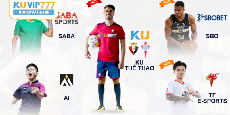 Thể thao KUVIP777 bùng nổ cùng sảnh cược Saba đẳng cấp